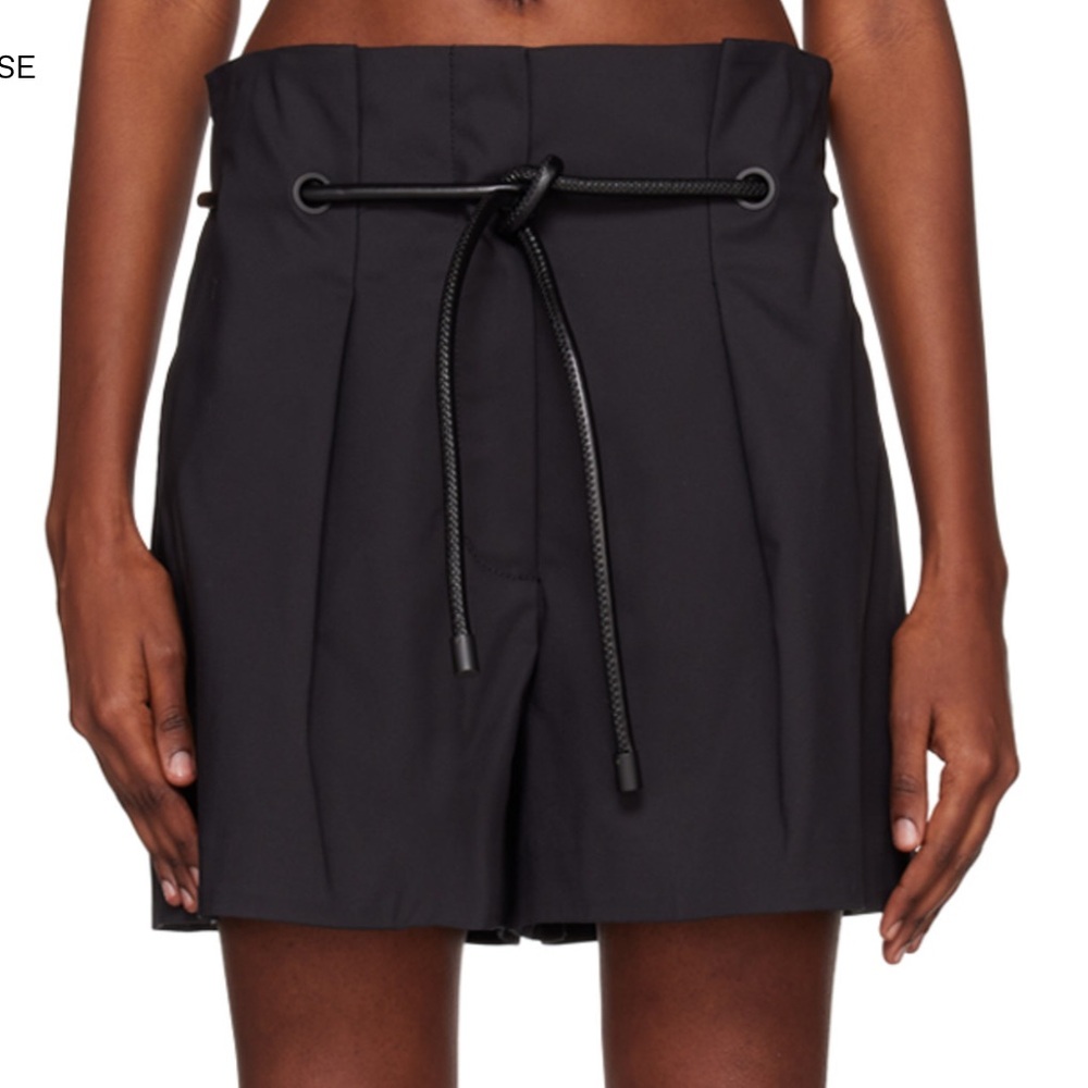 3.1 Phillip Lim Black, origami shorts